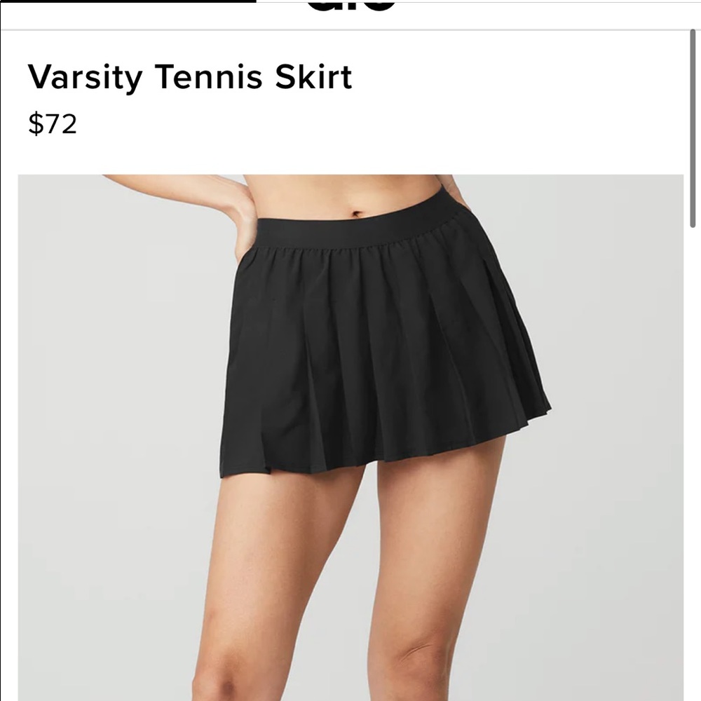 Alo Yoga Varsity tennis skirt